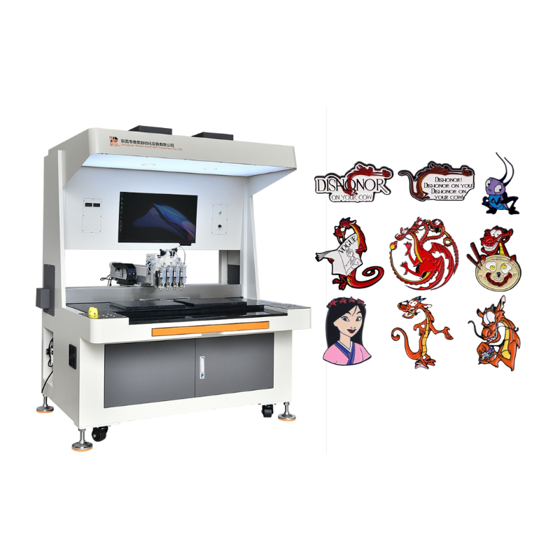 Disney Souvenir Enamel Pin Badge Filling Machine - Automated High-Precision Filling Equipment